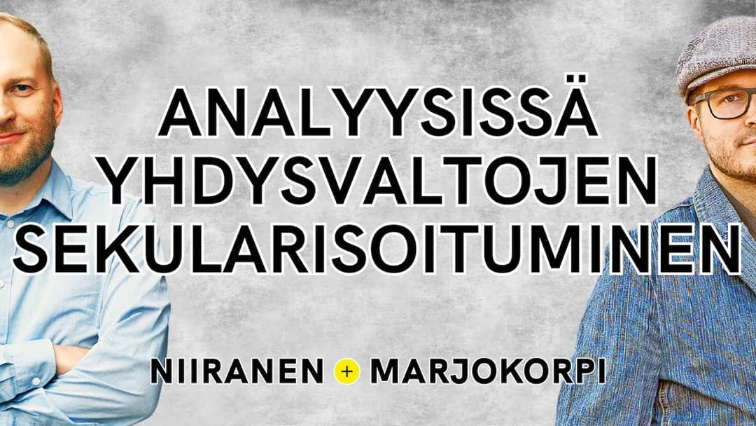 Videon Yhdysvaltojen sekularisoituminen | Niiranen & Marjokorpi | 42 kansikuva