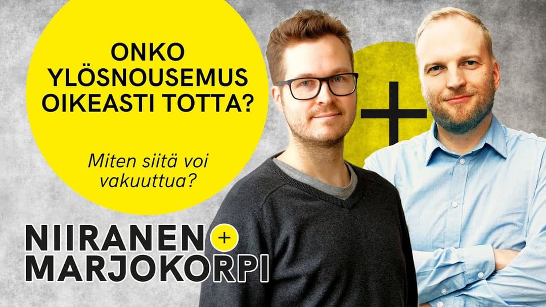 Videon Onko Jeesuksen ylösnousemus aikuisten oikeasti tapahtunut? | Niiranen & Marjokorpi | 4 kansikuva